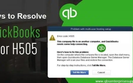 QuickBooks Error H505 Explained: Causes and Working Fixes