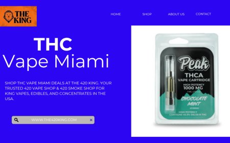 THC Vape Miami Deals & More at The 420 King | Premium Picks