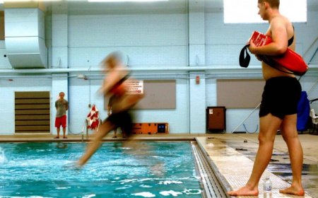 Keeler Lifeguards Pool Their Weight: Strength in Every Stroke