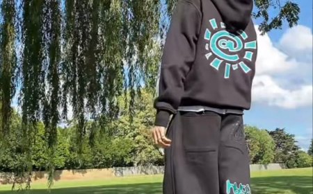 Mix and Match Adwysd Joggers & Pink Palm Puff Hoodie