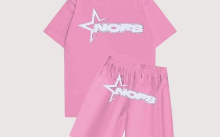 NOFS T-SHIRT WITH SHORT SUMMER TRACKSUIT – PINK