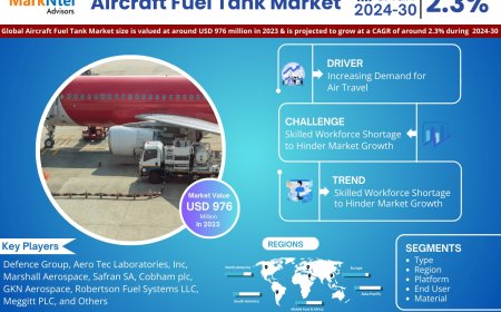 Aircraft Fuel Tank Market Share & Forecast 2024–2030: Insights & Drivers