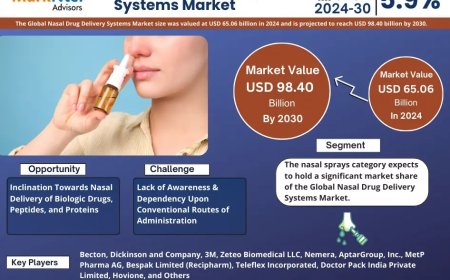 Nasal Drug Delivery Systems Market Share & Forecast 2024–2030: Insights & Drivers