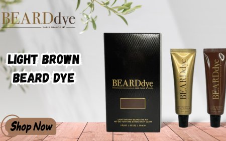 Natural Brown Beard Color for Men – A Timeless Look with Beard Dye