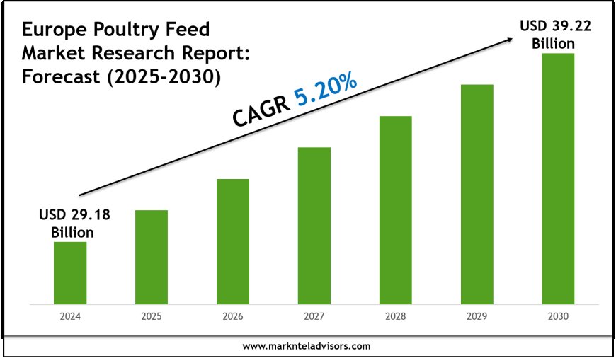 Europe Poultry Feed Market Outlook 2030 Trends, Growth & Demand