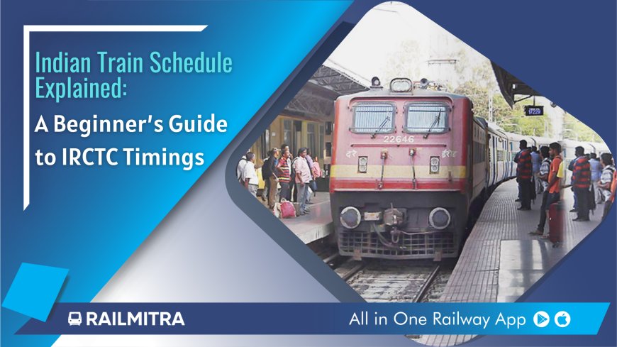 Indian Train Schedule Explained: A Beginner’s Guide to IRCTC Timings
