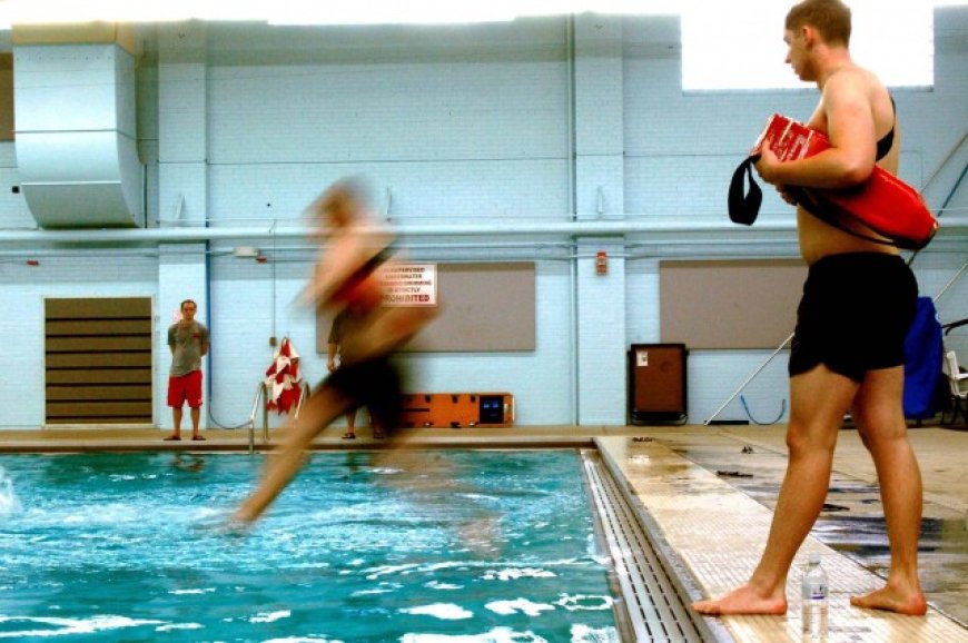 Keeler Lifeguards Pool Their Weight: Strength in Every Stroke