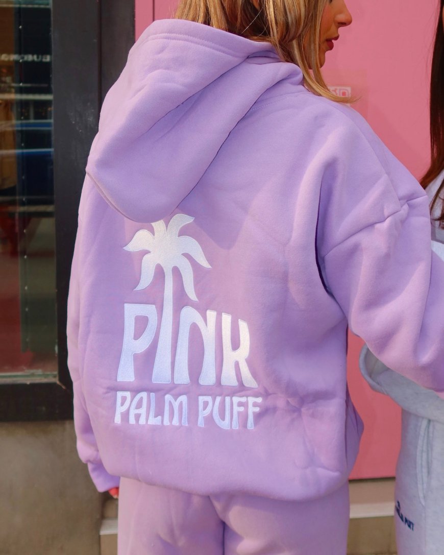 Pink Palm Puff Sweatpants: A Bold Statement in Comfort and Style