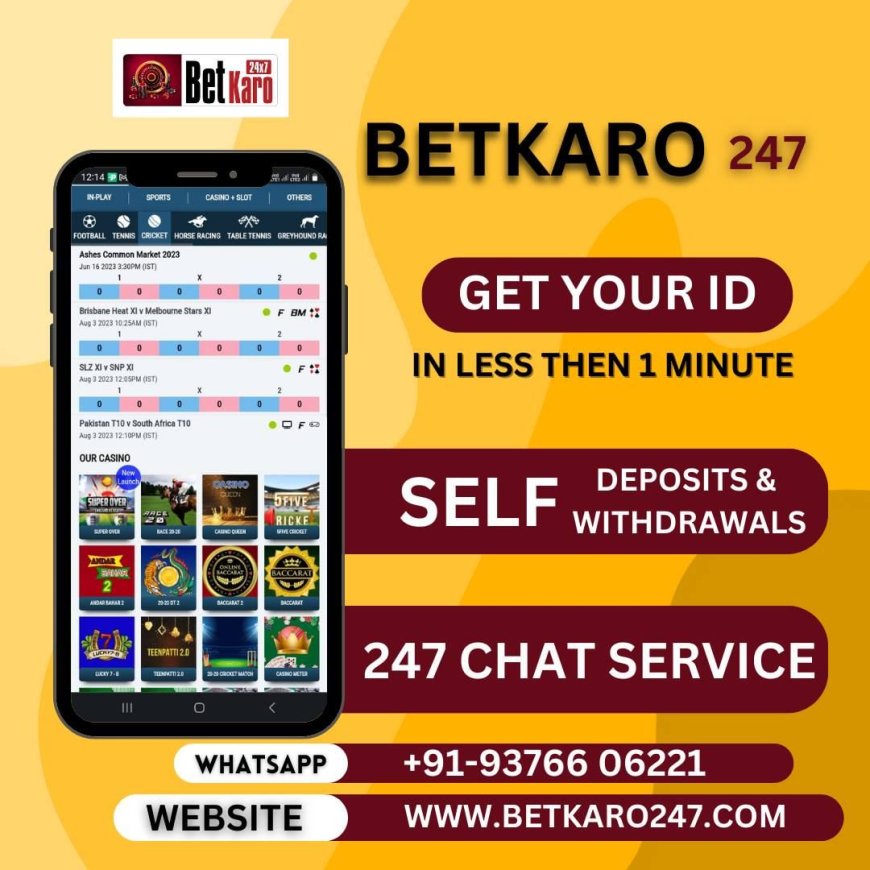 Place Real Bets on Popular Casino Games with Our Casino Betting ID | Betkaro247