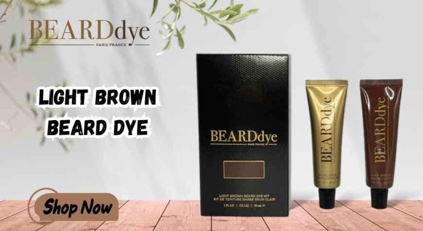 Natural Brown Beard Color for Men – A Timeless Look with Beard Dye