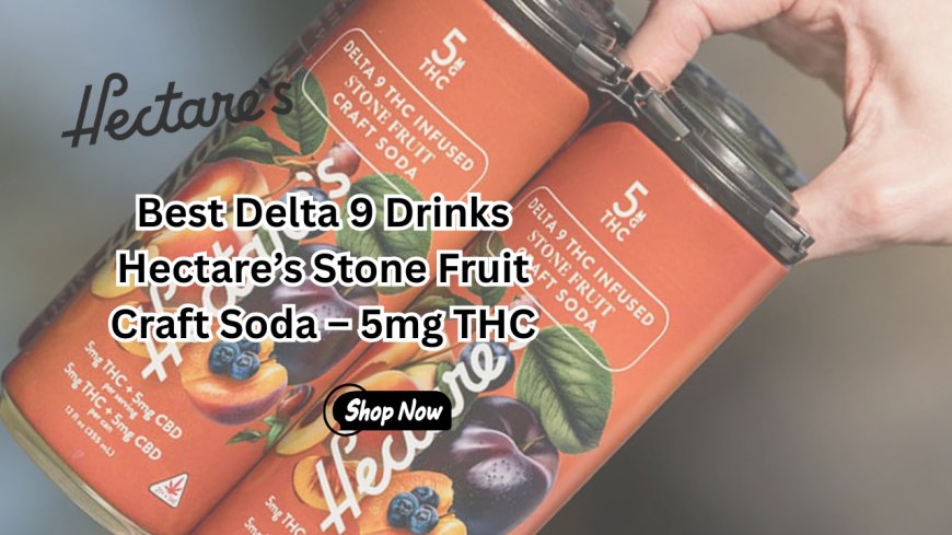 Best Delta 9 Drinks Hectare’s Stone Fruit Craft Soda – 5mg THC