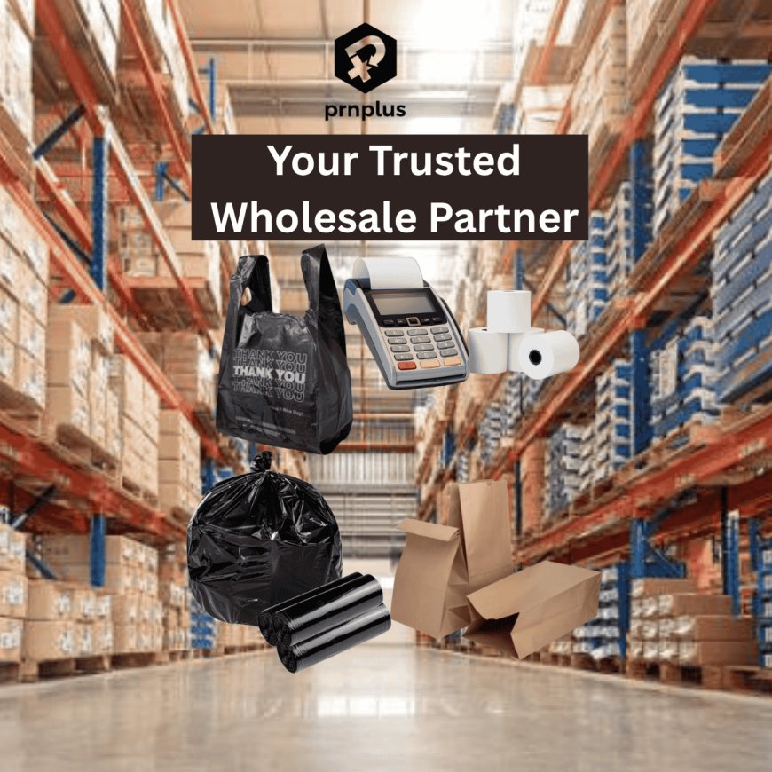 Wholesale Thermal Paper Rolls & Durable Trash Bags – PRN Plus